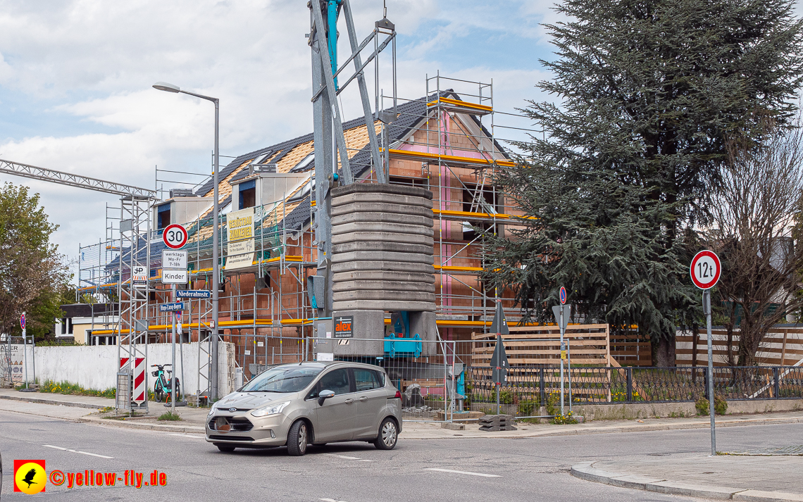 27.04.2023 - Burgfotos von der Baustell Niederalmstraße 16 in Neuperlach